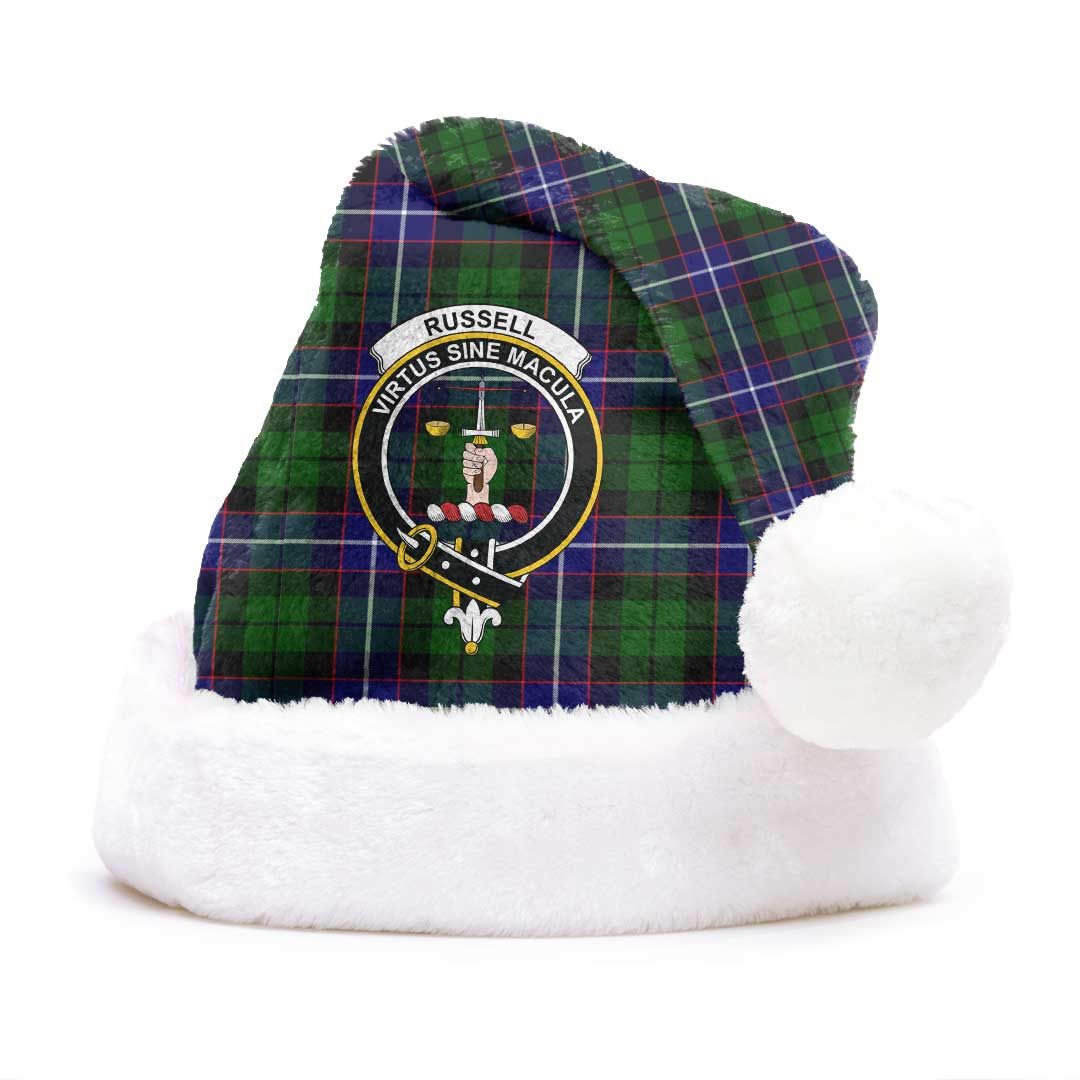 Russell Modern Clan Tartan Classic Crest Christmas Hat