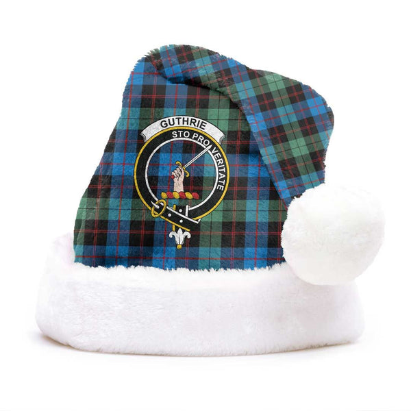 Guthrie Ancient Clan Tartan Classic Crest Christmas Hat