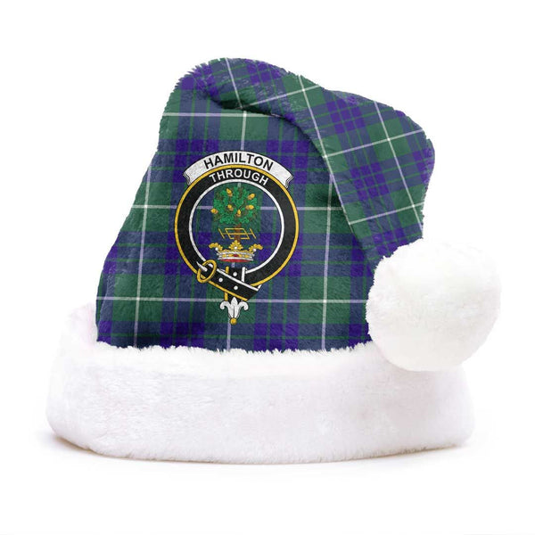 Hamilton Hunting Modern Clan Tartan Classic Crest Christmas Hat