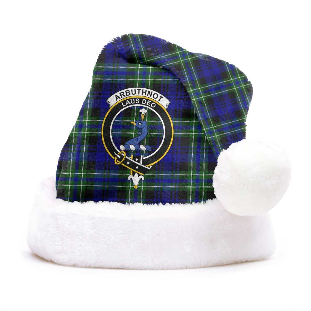 Arbuthnot Modern Clan Tartan Classic Crest Christmas Hat