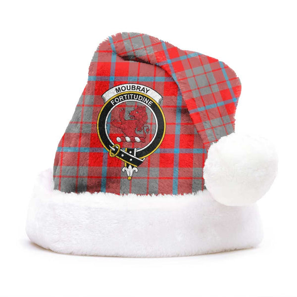 Moubray Clan Tartan Classic Crest Christmas Hat