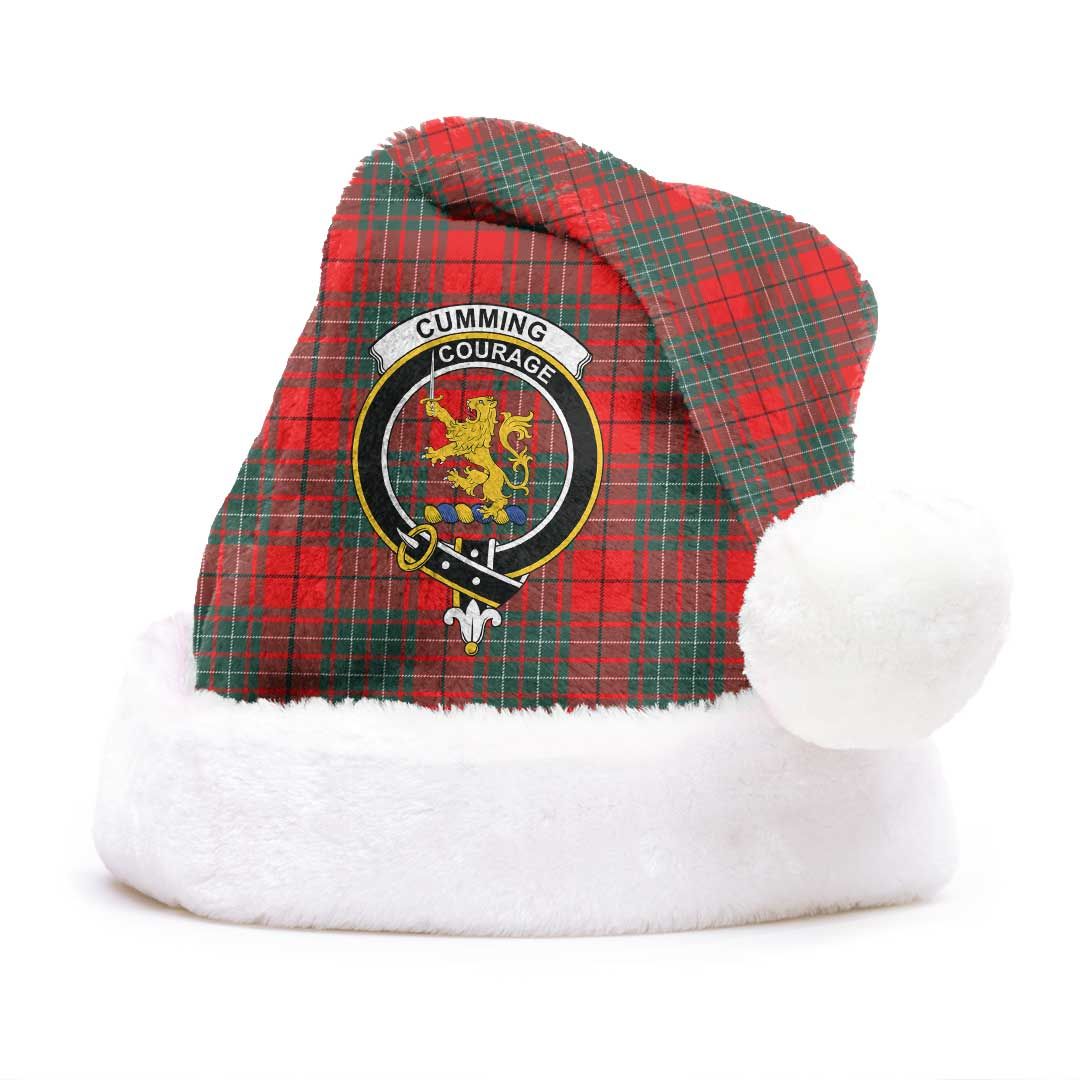 Cumming Modern Clan Tartan Classic Crest Christmas Hat