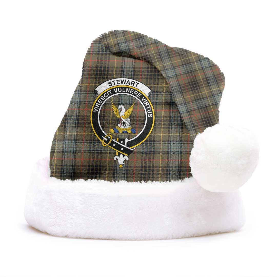 Stewart Hunting Weathered Clan Tartan Classic Crest Christmas Hat