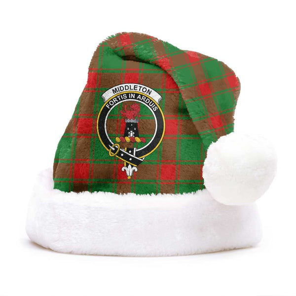 Middleton Modern Clan Tartan Classic Crest Christmas Hat