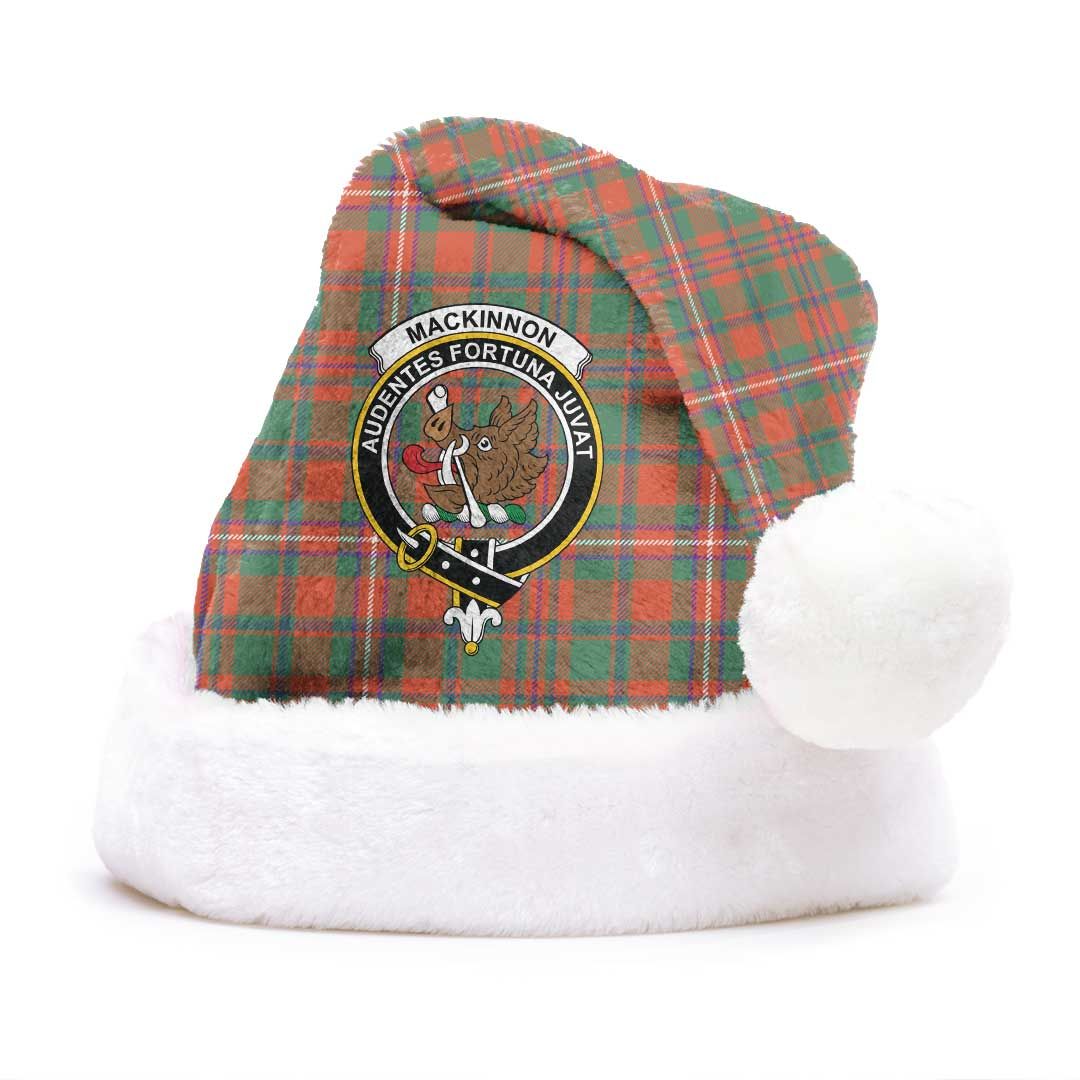 MacKinnon Ancient Clan Tartan Classic Crest Christmas Hat