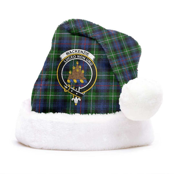 MacKenzie Modern Clan Tartan Classic Crest Christmas Hat