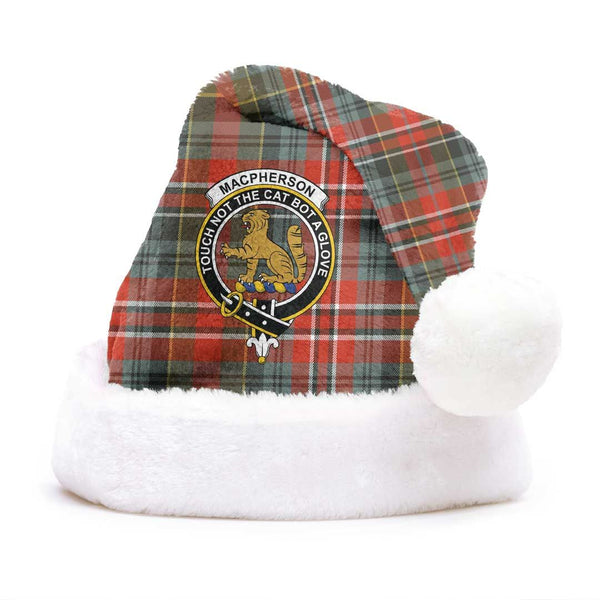 MacPherson Weathered Clan Tartan Classic Crest Christmas Hat