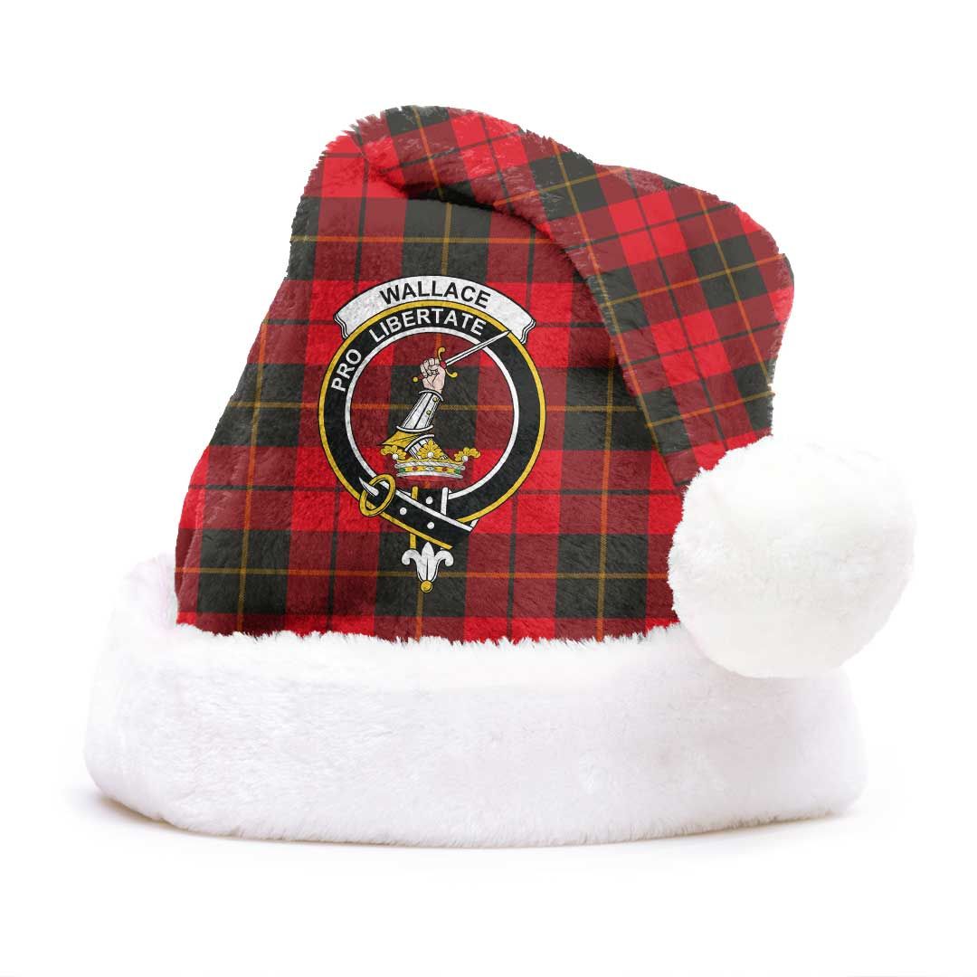 Wallace Weathered Clan Tartan Classic Crest Christmas Hat