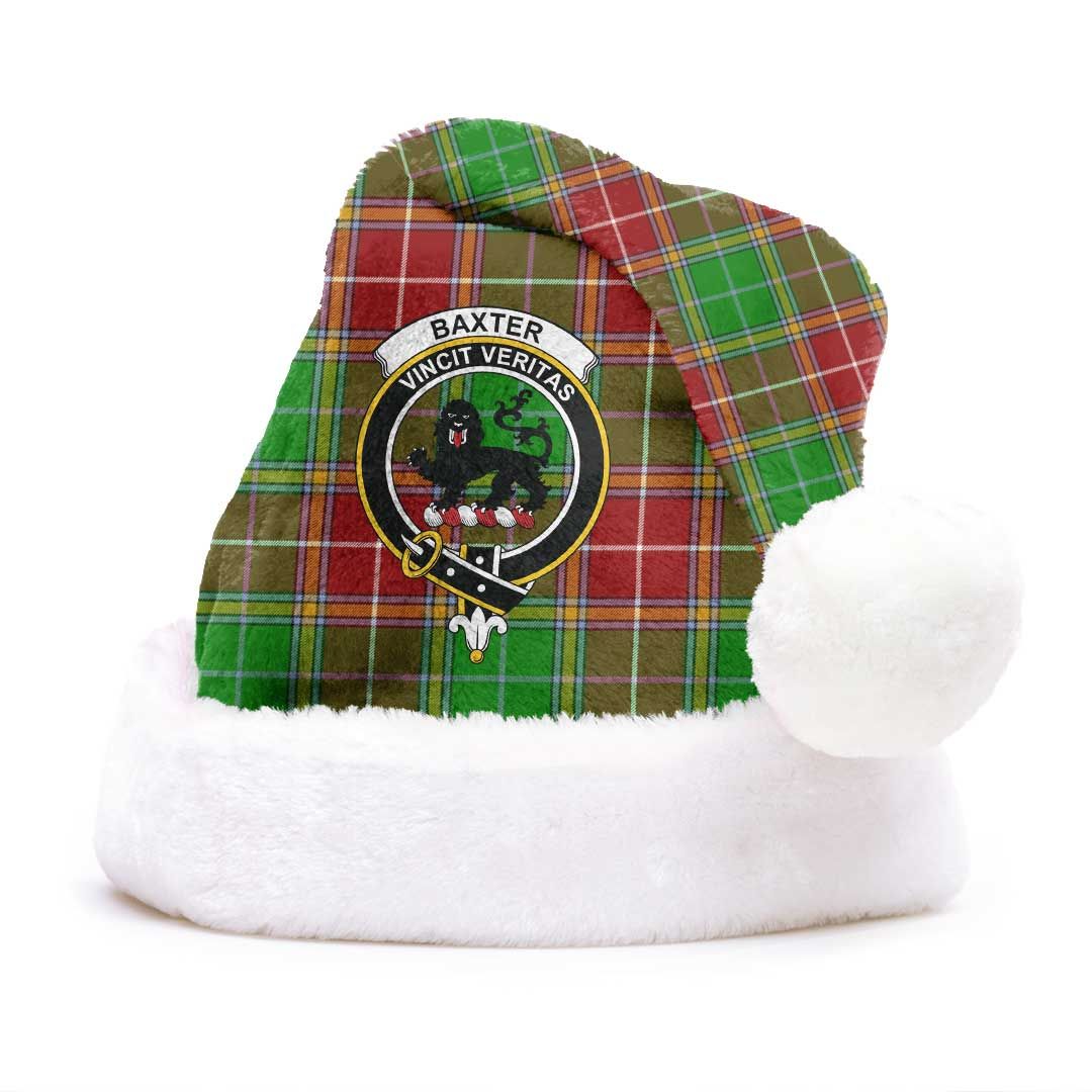 Baxter Clan Tartan Classic Crest Christmas Hat