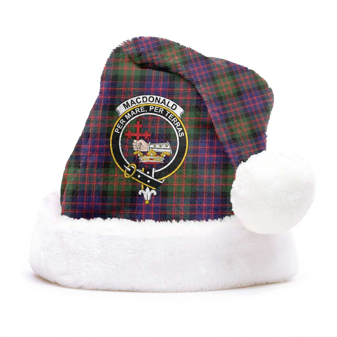 MacDonald Modern Clan Tartan Classic Crest Christmas Hat