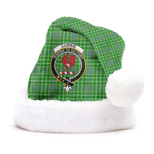 Currie Clan Tartan Classic Crest Christmas Hat