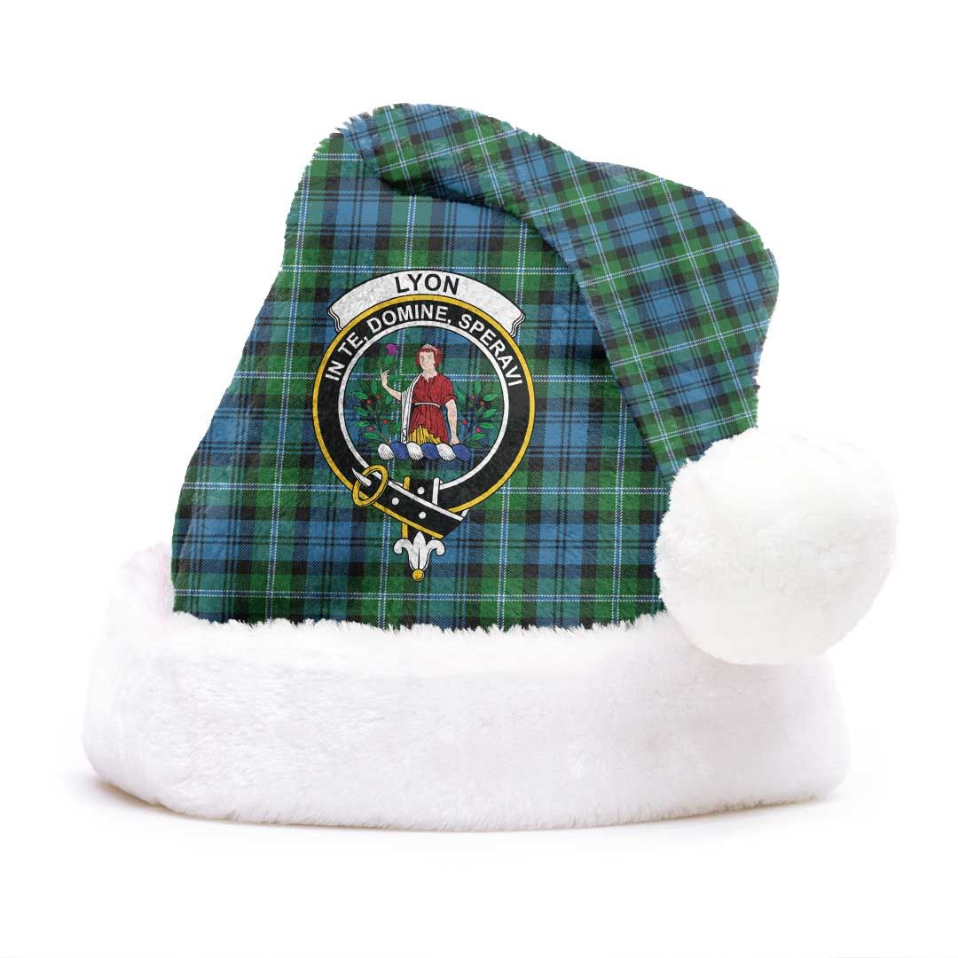 Lyon Clan Clan Tartan Classic Crest Christmas Hat