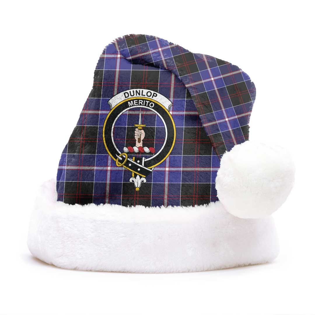 Dunlop Modern Clan Tartan Classic Crest Christmas Hat