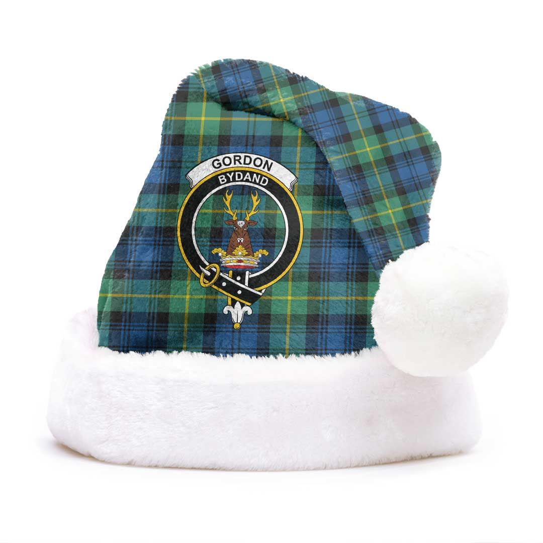 Gordon Ancient Clan Tartan Classic Crest Christmas Hat