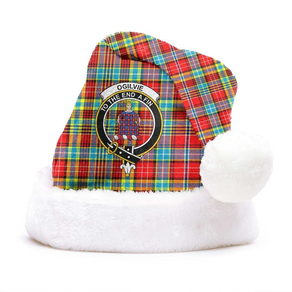 Ogilvie Hunting Ancient Clan Tartan Classic Crest Christmas Hat