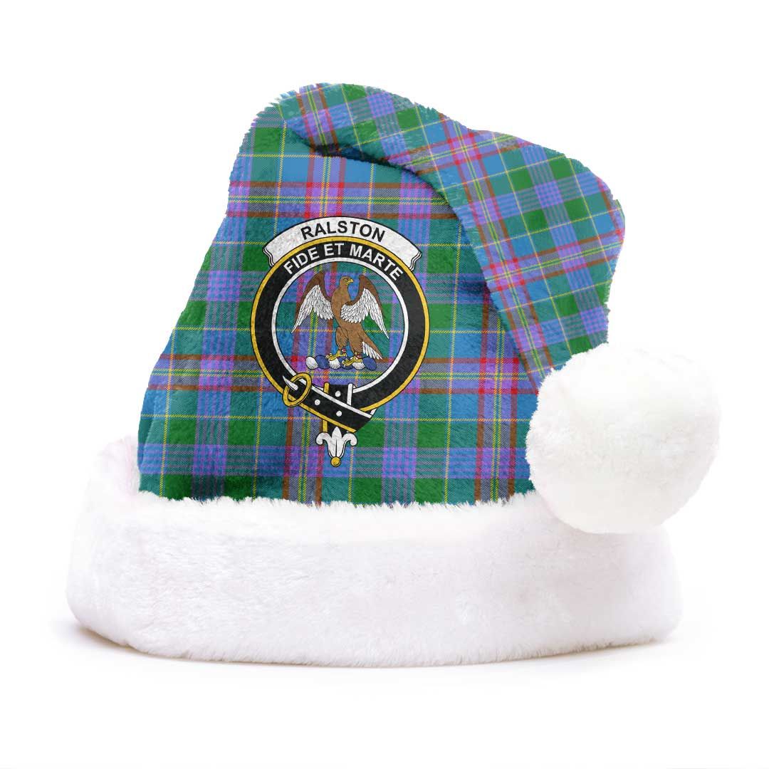 Ralston Clan Tartan Classic Crest Christmas Hat