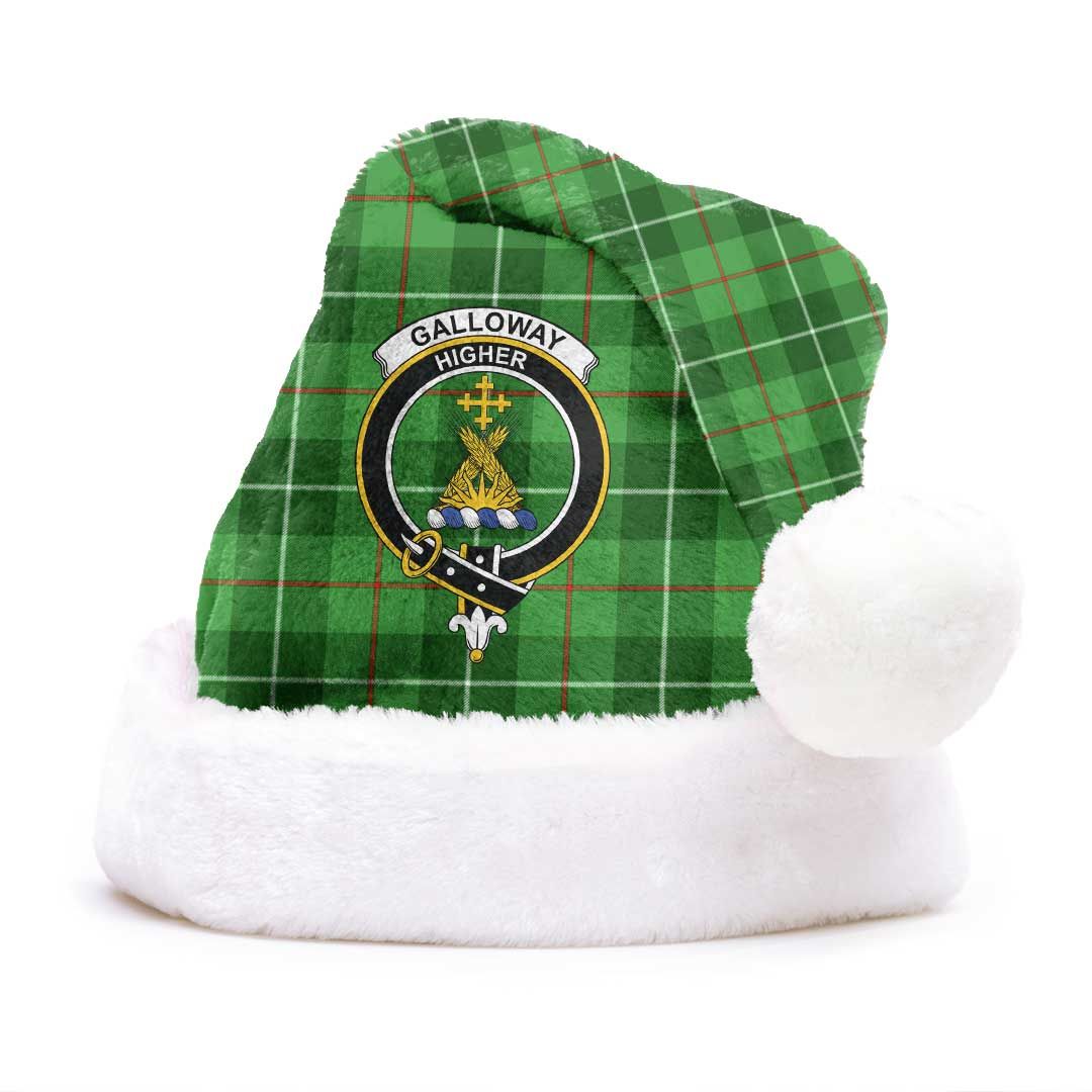 Galloway District Clan Tartan Classic Crest Christmas Hat