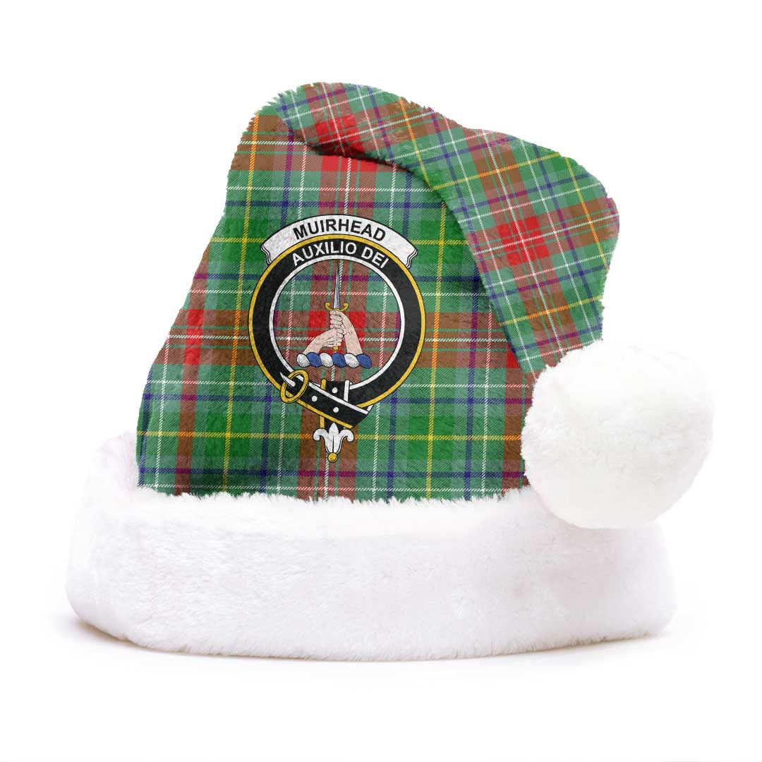 Muirhead Clan Tartan Classic Crest Christmas Hat