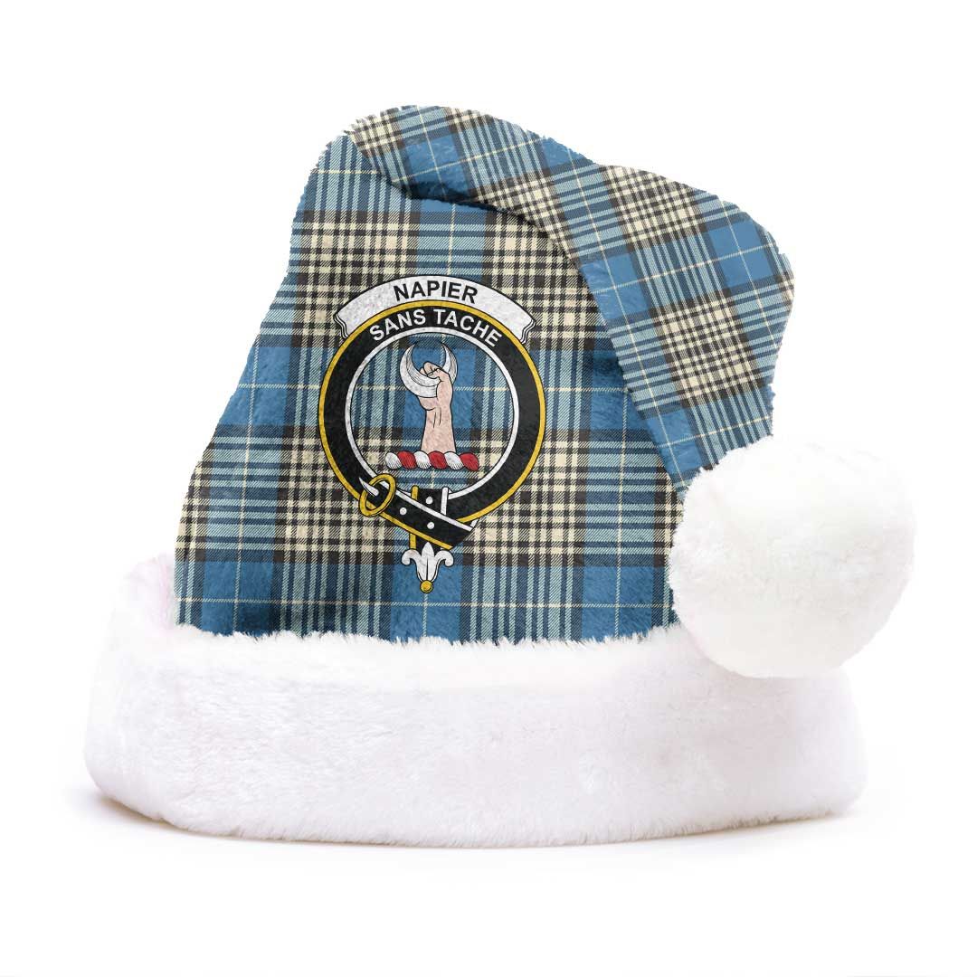 Napier Ancient Clan Tartan Classic Crest Christmas Hat