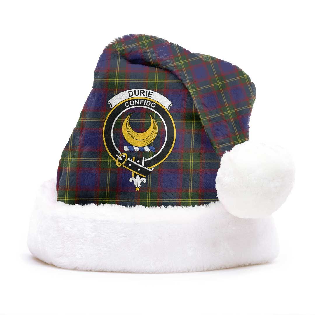 Durie Clan Tartan Classic Crest Christmas Hat