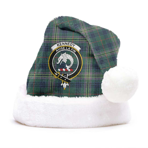 Kennedy Modern Clan Tartan Classic Crest Christmas Hat