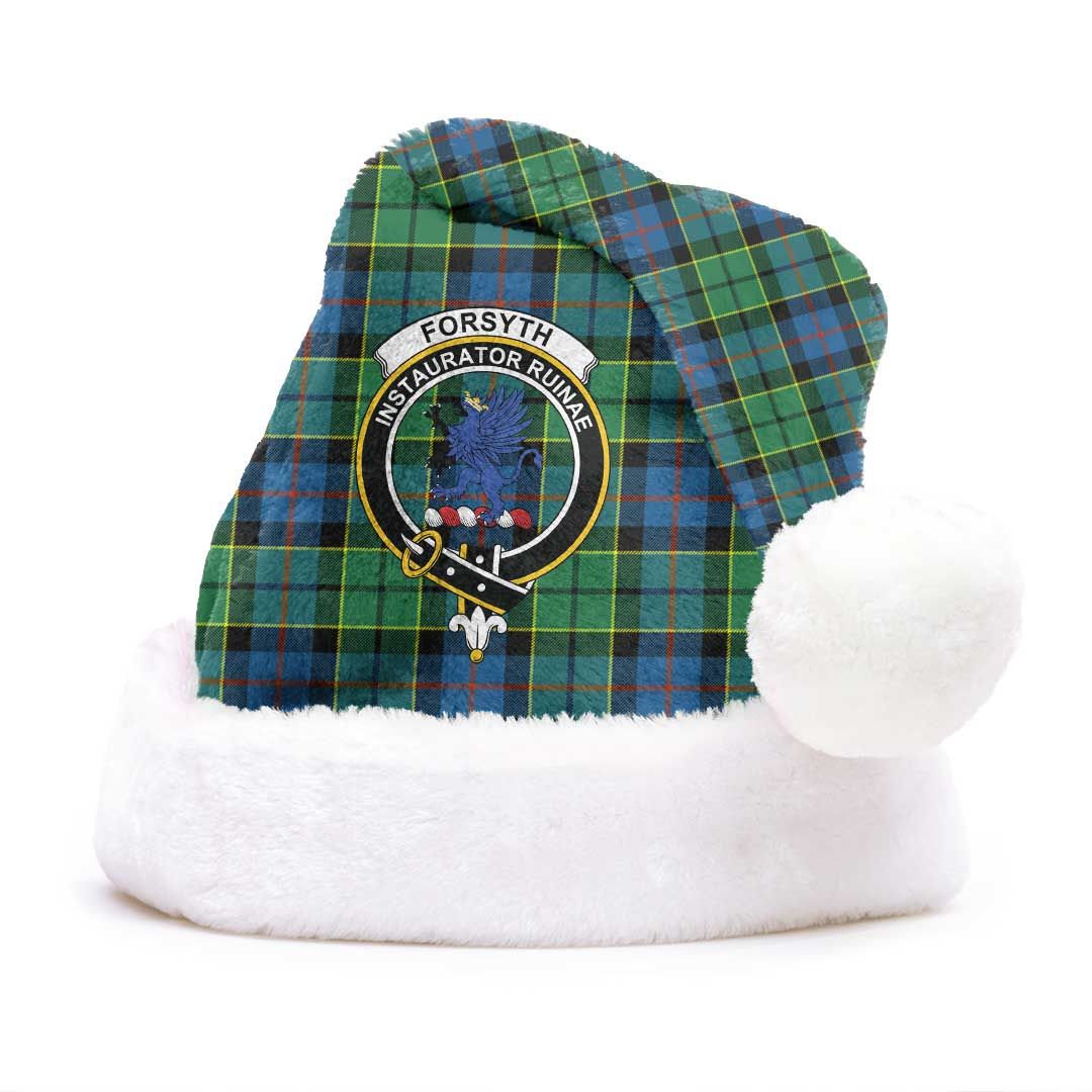 Forsyth Ancient Clan Tartan Classic Crest Christmas Hat