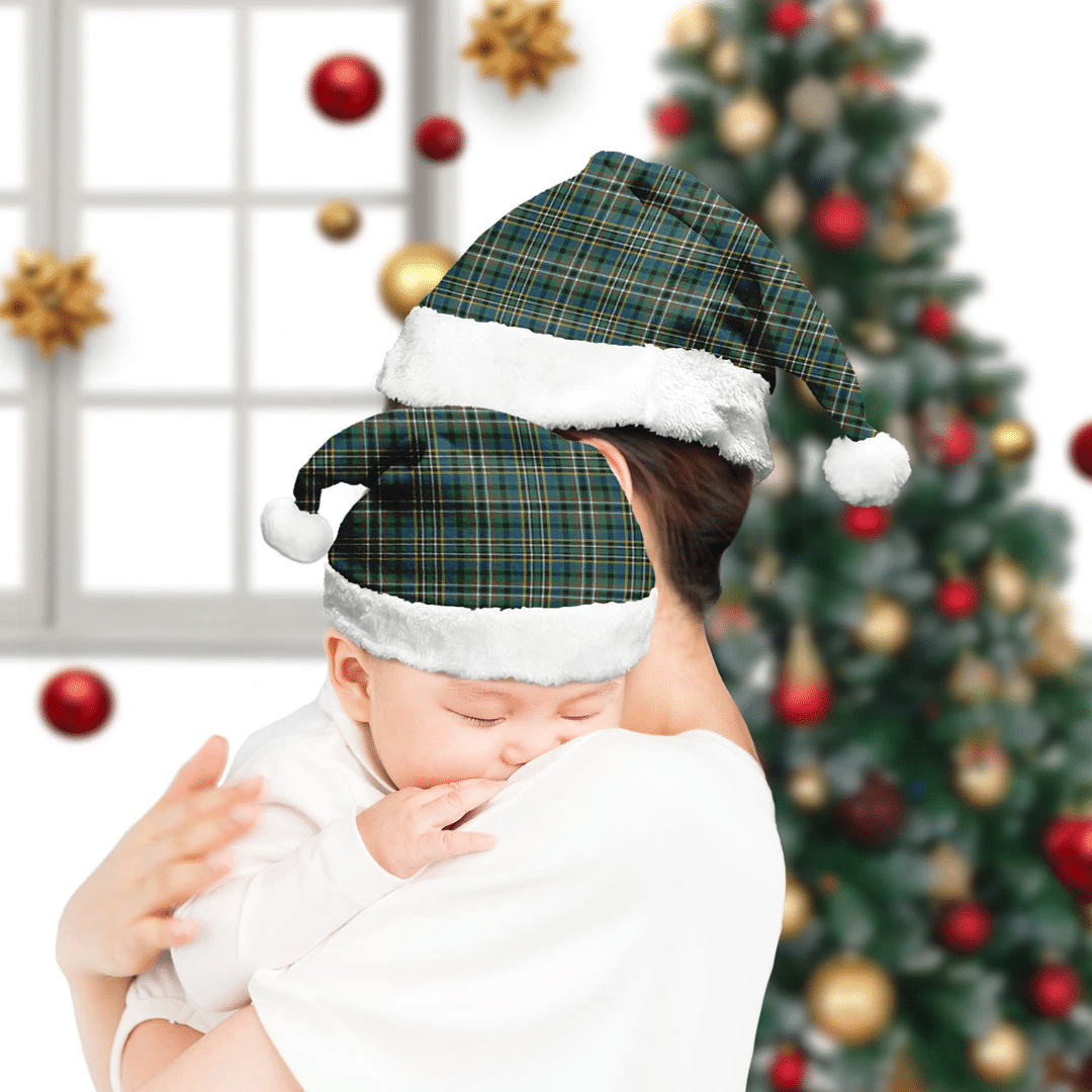 SCOTT GREEN ANCIENT Tartan Classic Christmas Hat