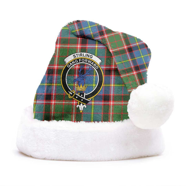 Stirling & Bannockburn District Clan Tartan Classic Crest Christmas Hat