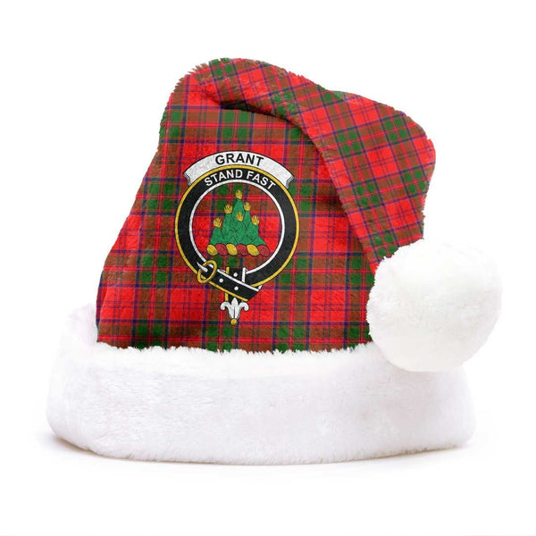 Grant Modern Clan Tartan Classic Crest Christmas Hat