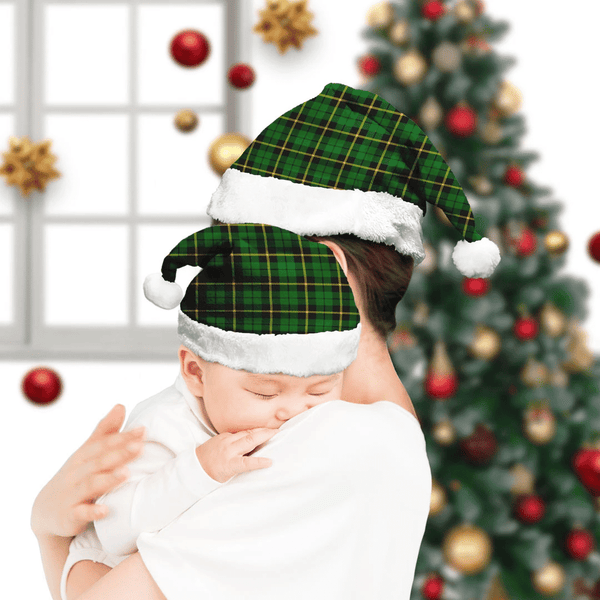 Wallace Hunting - Green Tartan Classic Christmas Hat