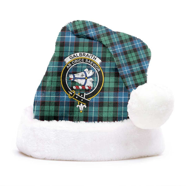 Galbraith Ancient Clan Tartan Classic Crest Christmas Hat