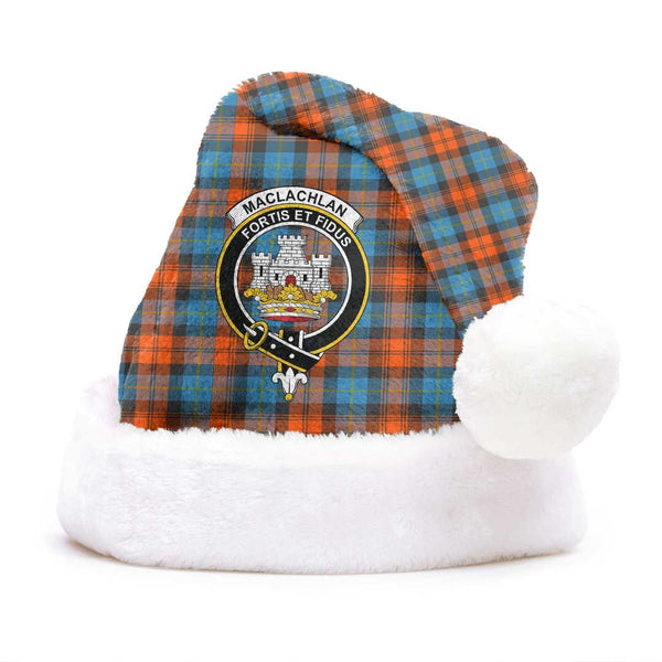 MacLachlan Ancient Clan Tartan Classic Crest Christmas Hat