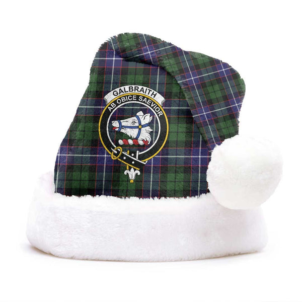 Galbraith Modern Clan Tartan Classic Crest Christmas Hat