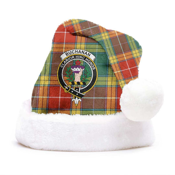 Buchanan Old Sett Clan Tartan Classic Crest Christmas Hat