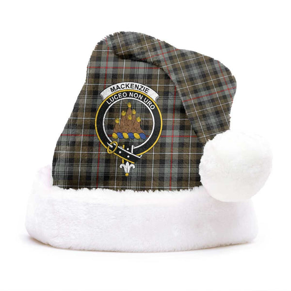 MacKenzie Weathered Clan Tartan Classic Crest Christmas Hat