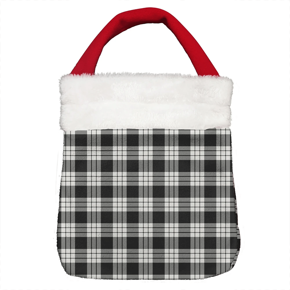 MacFarlane Black & White Ancient Tartan Classic Christmas Gift Bag