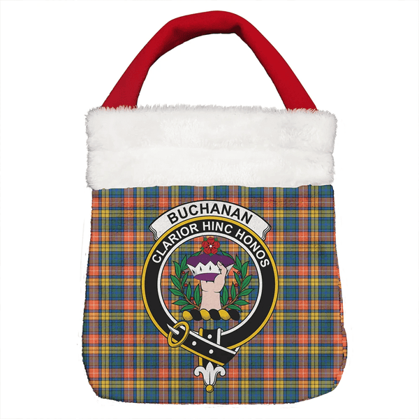 Buchanan Ancient Tartan Classic Crest Christmas Gift Bag