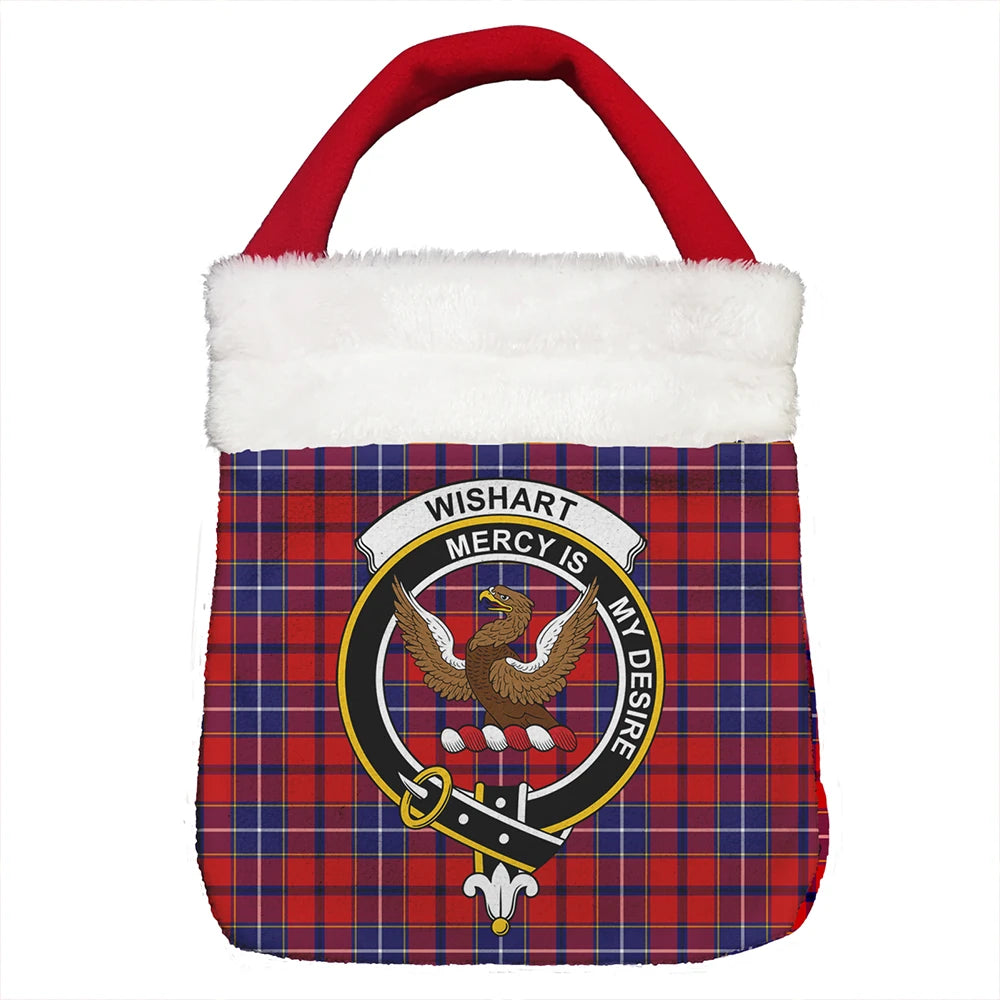 Wishart Dress Tartan Classic Crest Christmas Gift Bag