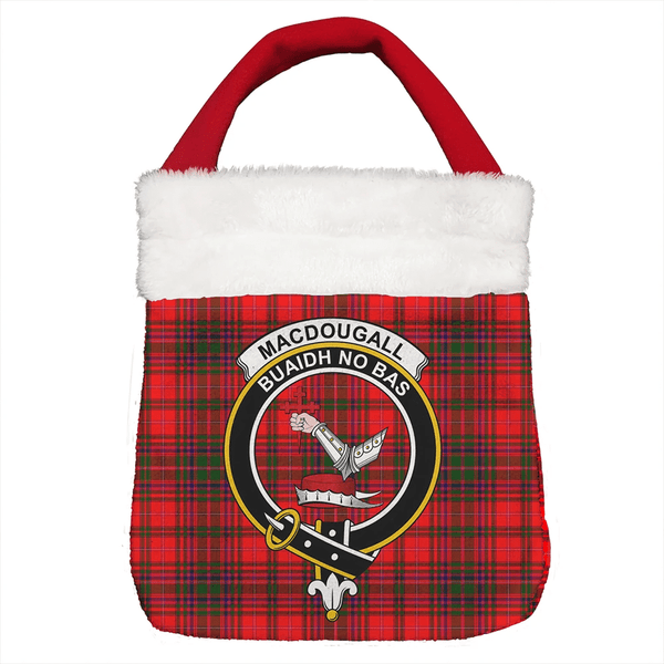 MacDougall Modern Tartan Classic Crest Christmas Gift Bag