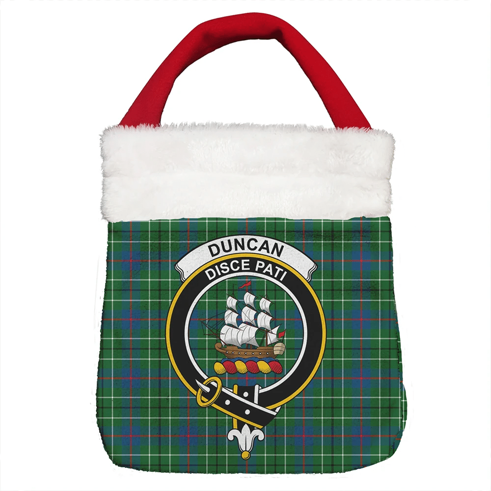 Duncan Ancient Tartan Classic Crest Christmas Gift Bag