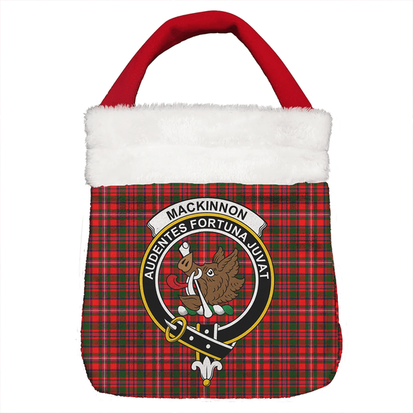 MacKinnon Modern Tartan Classic Crest Christmas Gift Bag