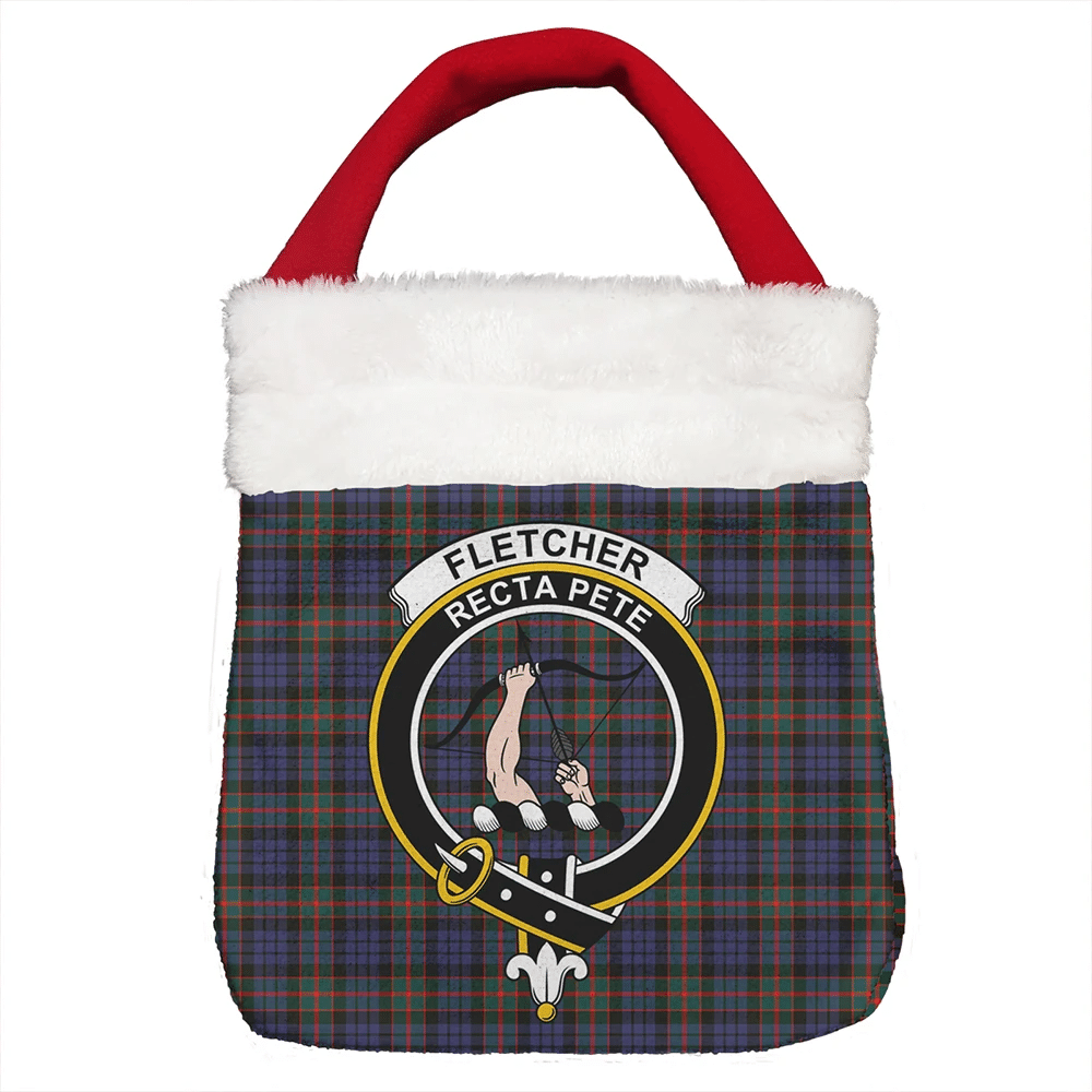 Fletcher of Dunans Tartan Classic Crest Christmas Gift Bag