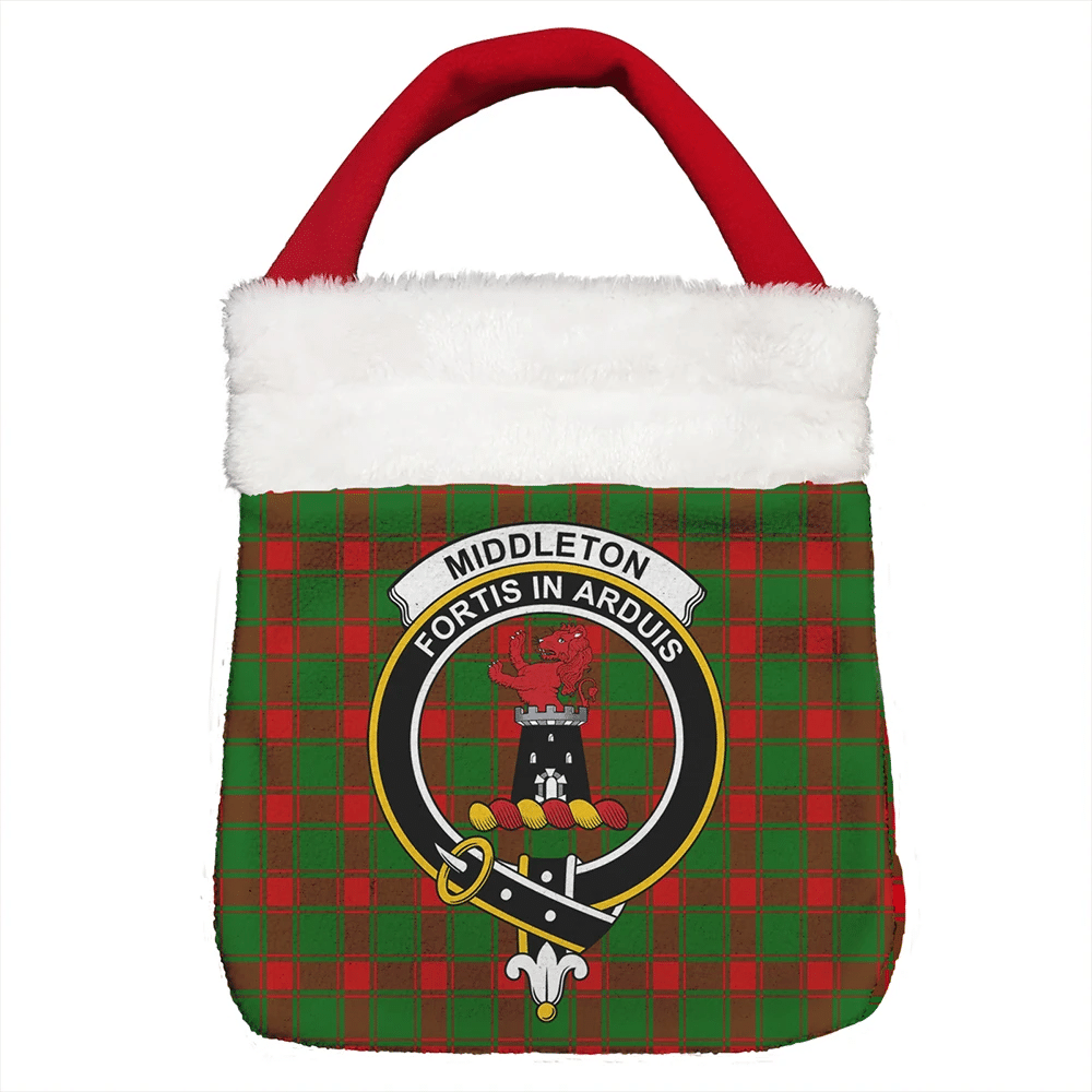 Middleton Modern Tartan Classic Crest Christmas Gift Bag