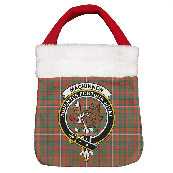 MacKinnon Ancient Tartan Classic Crest Christmas Gift Bag