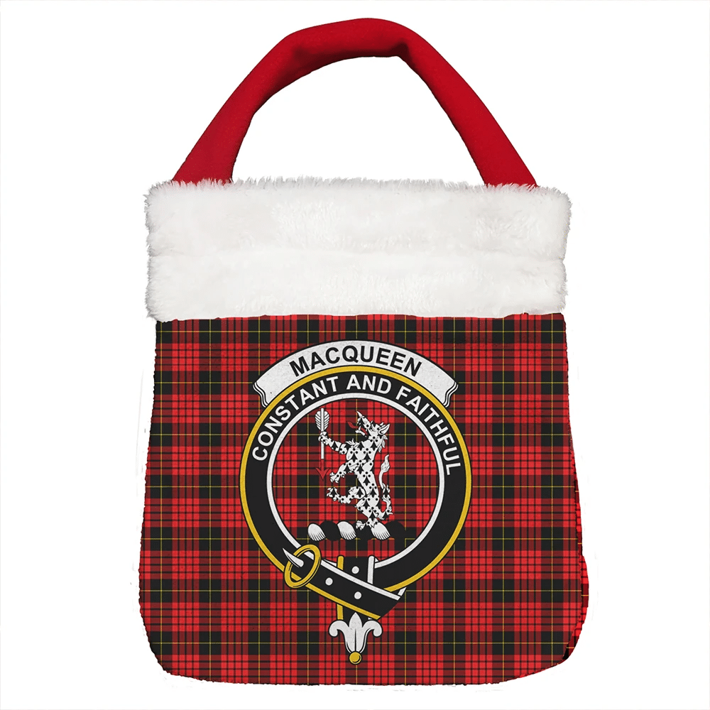 MacQueen Modern Tartan Classic Crest Christmas Gift Bag