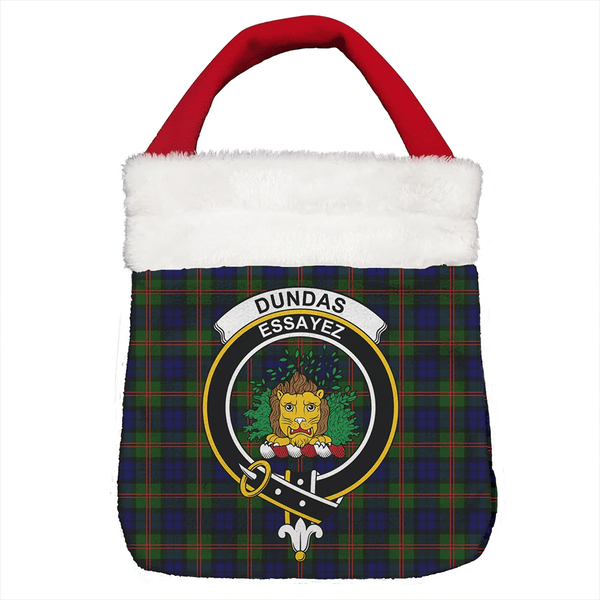 Dundas Modern 02 Tartan Classic Crest Christmas Gift Bag