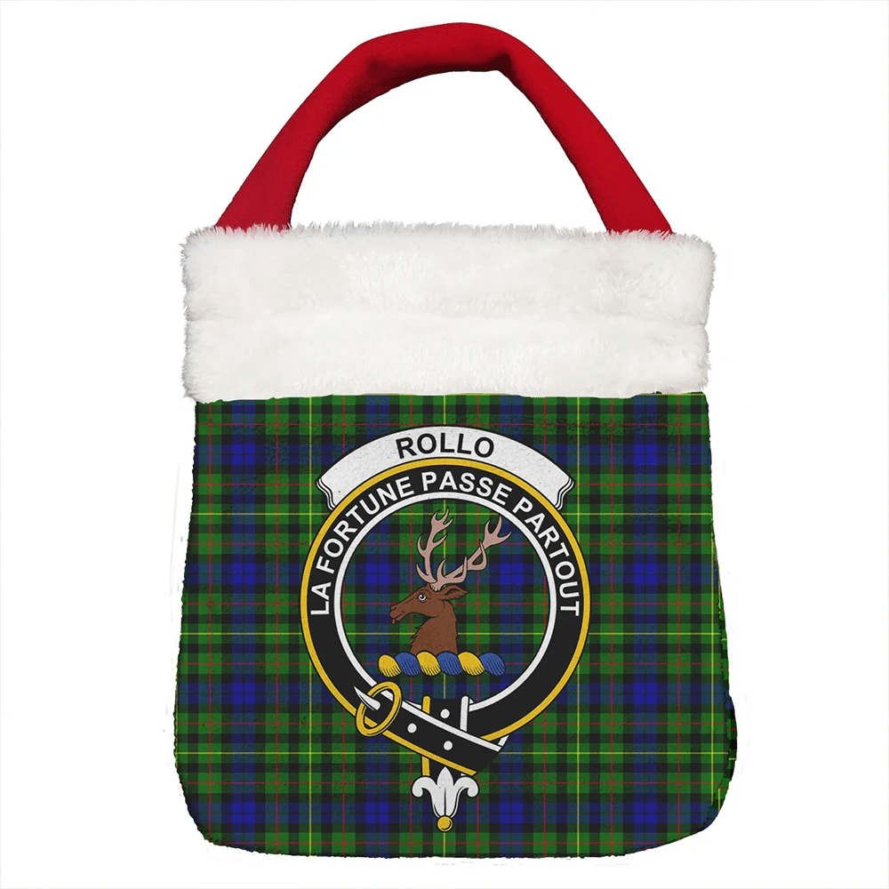 Rollo Modern Tartan Classic Crest Christmas Gift Bag