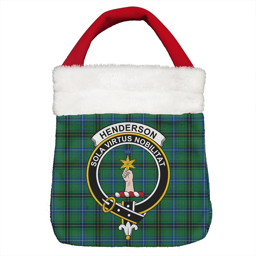 Henderson Ancient Tartan Classic Crest Christmas Gift Bag