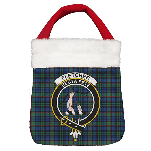 Fletcher Ancient Tartan Classic Crest Christmas Gift Bag