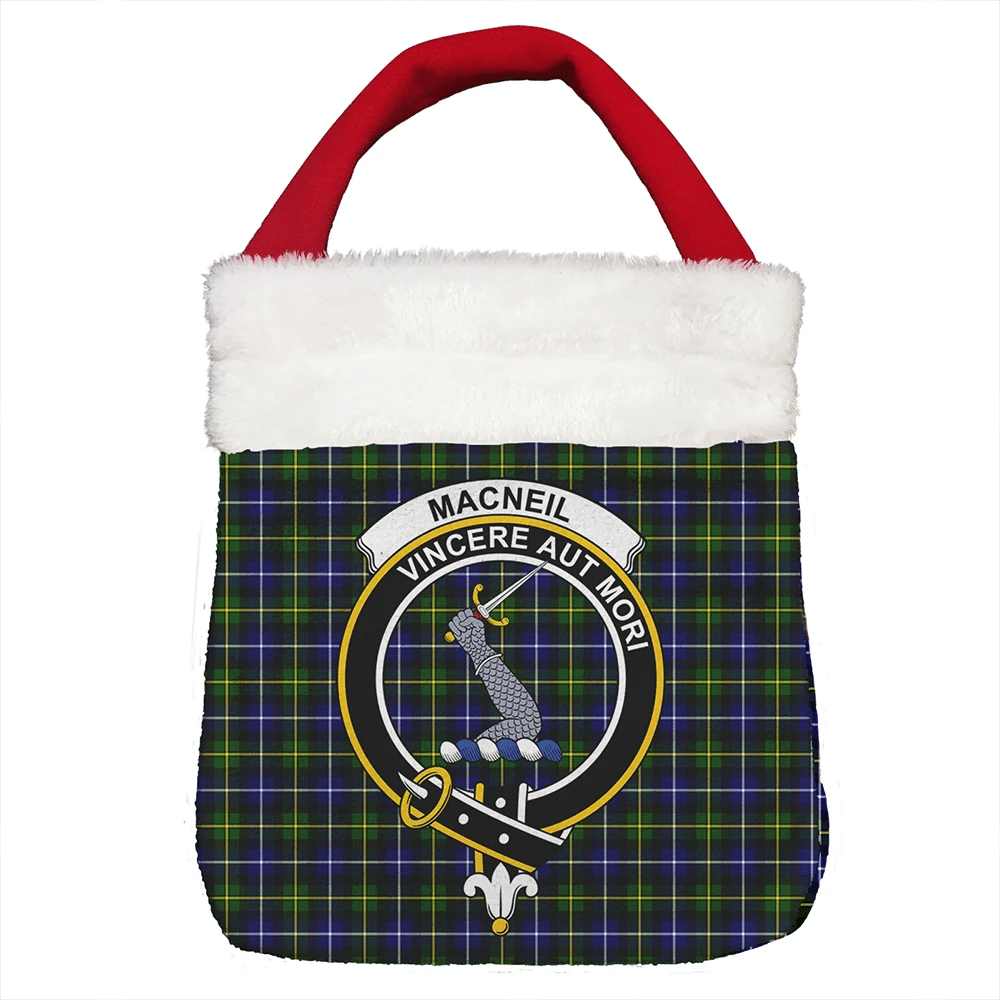 MacNeill of Barra Modern Tartan Classic Crest Christmas Gift Bag